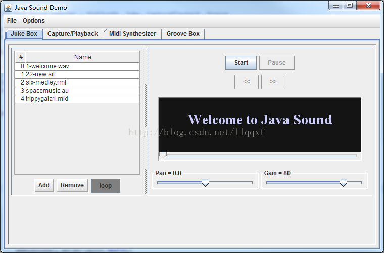  Java swing实现录音、播放、180多种乐器模拟、电子钢琴等功能